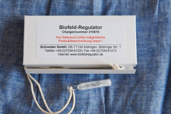 Biofeld-Regulator nach Dr. rer. nat. Paul Schweitzer - Glasröhrchen